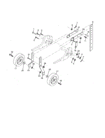 Wheel & Depth Stake parts for Craftsman Front-Tine Tiller 91725009 from AppliancePartsPros.com