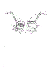 Decals parts for Craftsman Front-Tine Tiller 91725009 from AppliancePartsPros.com