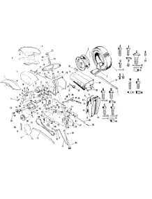Steering And Tire Assembly parts for Craftsman Front-Engine Lawn Tractor 91725010 from AppliancePartsPros.com