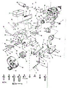 Engine parts for Craftsman Front-Engine Lawn Tractor 91725011 from AppliancePartsPros.com