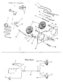 Headlight Assembly parts for Craftsman Front-Engine Lawn Tractor 91725011 from AppliancePartsPros.com