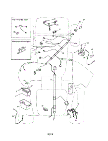 Electrical parts for Husqvarna Front-Engine Lawn Tractor 917250180 from AppliancePartsPros.com