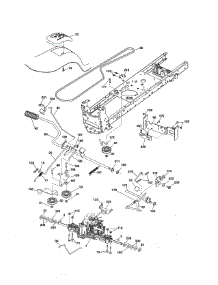 Drive parts for Husqvarna Front-Engine Lawn Tractor 917250180 from AppliancePartsPros.com