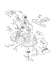Mower Deck parts for Husqvarna Front-Engine Lawn Tractor 917250180 from AppliancePartsPros.com