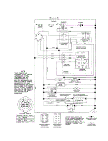 Schematic Diagram parts for Husqvarna Front-Engine Lawn Tractor 917250180 from AppliancePartsPros.com