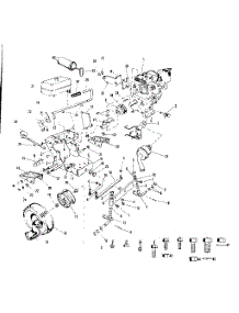 Engine parts for Craftsman Front-Engine Lawn Tractor 91725020 from AppliancePartsPros.com