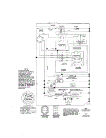 Schematic Diagram parts for Craftsman Front-Engine Lawn Tractor 917250220 from AppliancePartsPros.com