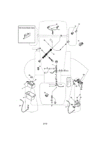 Electrical parts for Craftsman Front-Engine Lawn Tractor 917250221 from AppliancePartsPros.com