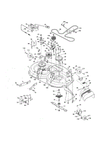 Mower Deck parts for Craftsman Front-Engine Lawn Tractor 917250222 from AppliancePartsPros.com