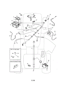 Electrical parts for Craftsman Front-Engine Lawn Tractor 917250230 from AppliancePartsPros.com