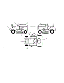 Decals parts for Craftsman Front-Engine Lawn Tractor 917250230 from AppliancePartsPros.com