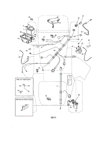 Electrical parts for Craftsman Front-Engine Lawn Tractor 917250240 from AppliancePartsPros.com