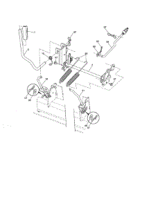 Lift parts for Craftsman Front-Engine Lawn Tractor 917250240 from AppliancePartsPros.com