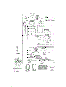 Schematic Diagram parts for Craftsman Front-Engine Lawn Tractor 917250240 from AppliancePartsPros.com