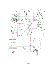Electrical parts for Craftsman Front-Engine Lawn Tractor 917250241 from AppliancePartsPros.com