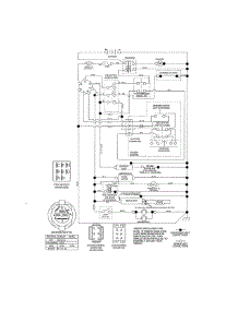 Schematic Diagram parts for Craftsman Front-Engine Lawn Tractor 917250241 from AppliancePartsPros.com