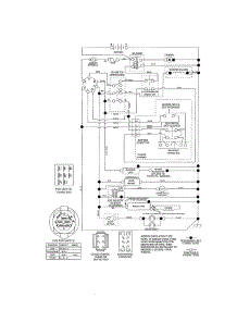 Schematic Diagram parts for Craftsman Front-Engine Lawn Tractor 917250250 from AppliancePartsPros.com