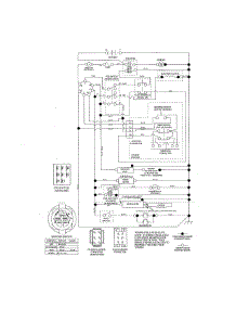 Schematic Diagram parts for Craftsman Front-Engine Lawn Tractor 917250251 from AppliancePartsPros.com