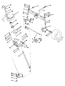 Steering Assembly parts for Craftsman Front-Engine Lawn Tractor 917250260 from AppliancePartsPros.com