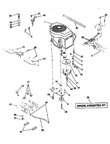 Engine parts for Craftsman Front-Engine Lawn Tractor 917250260 from AppliancePartsPros.com