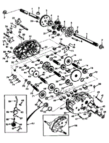 Transaxle parts for Craftsman Front-Engine Lawn Tractor 917250260 from AppliancePartsPros.com