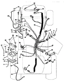 Electrical parts for Craftsman Front-Engine Lawn Tractor 917250261 from AppliancePartsPros.com