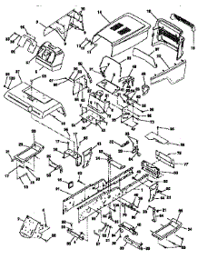 Chassis And Enclosures parts for Craftsman Front-Engine Lawn Tractor 917250261 from AppliancePartsPros.com