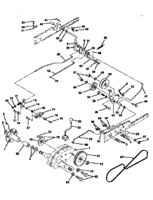 Ground Drive parts for Craftsman Front-Engine Lawn Tractor 917250261 from AppliancePartsPros.com