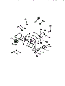Governor Div71 / 501 parts for Craftsman Front-Engine Lawn Tractor 917250262 from AppliancePartsPros.com