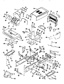 Chassis And Enclosures parts for Craftsman Front-Engine Lawn Tractor 917250262 from AppliancePartsPros.com