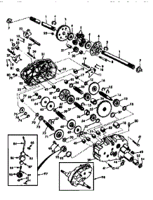 Transaxle parts for Craftsman Front-Engine Lawn Tractor 917250262 from AppliancePartsPros.com
