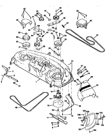 Mower Deck parts for Craftsman Front-Engine Lawn Tractor 917250270 from AppliancePartsPros.com