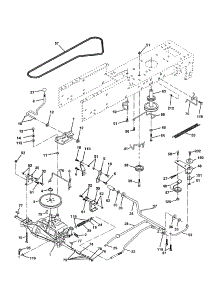 Drive parts for Craftsman Front-Engine Lawn Tractor 917250370 from AppliancePartsPros.com