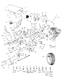 Engine parts for Craftsman Front-Engine Lawn Tractor 91725040 from AppliancePartsPros.com
