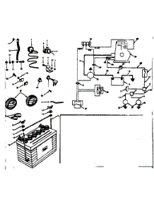 Wiring Diagram & Electrical Components parts for Craftsman Front-Engine Lawn Tractor 91725041 from AppliancePartsPros.com