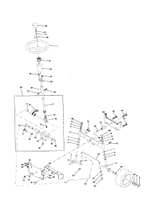 Steering Assembly parts for Craftsman Front-Engine Lawn Tractor 917250420 from AppliancePartsPros.com