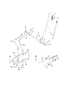 Mower Lift parts for Craftsman Front-Engine Lawn Tractor 917250420 from AppliancePartsPros.com