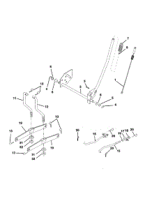 Mower Lift parts for Craftsman Front-Engine Lawn Tractor 917250430 from AppliancePartsPros.com