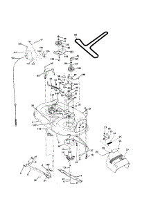 Mower parts for Craftsman Front-Engine Lawn Tractor 917250431 from AppliancePartsPros.com