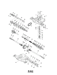 Dana Transaxle parts for Craftsman Front-Engine Lawn Tractor 917250431 from AppliancePartsPros.com
