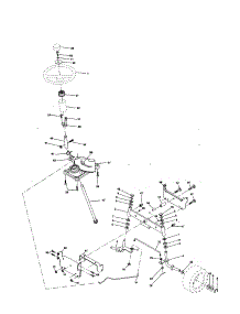 Steering Assembly parts for Craftsman Front-Engine Lawn Tractor 917250440 from AppliancePartsPros.com