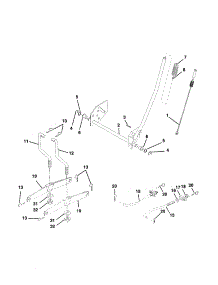 Lift Assembly parts for Craftsman Front-Engine Lawn Tractor 917250440 from AppliancePartsPros.com