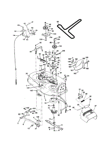 Mower Deck parts for Craftsman Front-Engine Lawn Tractor 917250450 from AppliancePartsPros.com