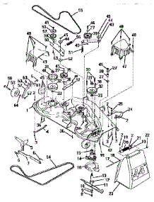 Mower Deck parts for Craftsman Front-Engine Lawn Tractor 917250480 from AppliancePartsPros.com