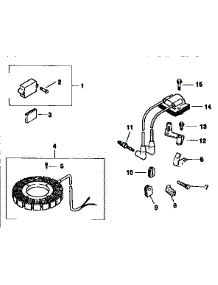 Ignition parts for Craftsman Front-Engine Lawn Tractor 917250480 from AppliancePartsPros.com
