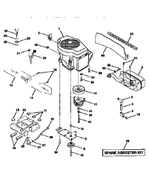 Engine parts for Craftsman Front-Engine Lawn Tractor 917250481 from AppliancePartsPros.com