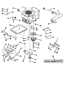 Engine parts for Craftsman Front-Engine Lawn Tractor 917250482 from AppliancePartsPros.com