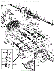Transaxle parts for Craftsman Front-Engine Lawn Tractor 917250482 from AppliancePartsPros.com