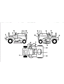 Decals parts for Craftsman Front-Engine Lawn Tractor 917250490 from AppliancePartsPros.com