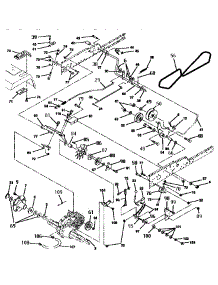 Ground Drive parts for Craftsman Front-Engine Lawn Tractor 917250490 from AppliancePartsPros.com